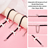 2Pcs Adjustable ABS Imitation Pearl Beaded Bag Straps DIY-AR0003-16A-4