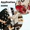 60Pcs 3 Styles Christmas Theme Printed Wood European Beads WOOD-PH0003-21-5