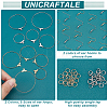 Unicraftale DIY Wire Wrap Ring Dangle Earring Making Kit DIY-UN0003-65-4