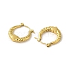 304 Stainless Steel Hoop Earrings for Women EJEW-B051-05G-2