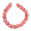 Dyed Natural Malaysia Jade Beads Strands G-G021-02C-22-4