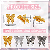 40Pcs 4 Colors Alloy Beads FIND-SC0011-90B-2