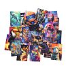 50Pcs Animals Paper Self-Adhesive Picture Stickers STIC-C010-16-2