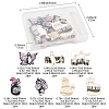 14Pcs 7 Styles Spray Painted Alloy Enamel Pendants ENAM-FS0002-63-4