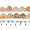 Natural Dendritic Quartz Beads Strands G-O201B-150H-5