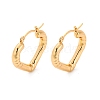 304 Stainless Steel Heart Hoop Earrings for Women EJEW-A125-27G-4