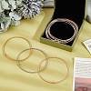   10Pcs 3 Colors Carbon Steel Wire Spring Chains Stretch Bracelet BJEW-PH0004-38-5