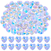 80Pcs Electroplate Glass Charms EGLA-BBC0001-05B-1