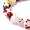 Handmade Lampwork Beads Strands LAMP-I022-19-3