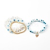 Stretch Bracelets Sets BJEW-JB06216-1