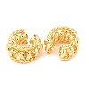 Brass Spiral Cuff Earrings EJEW-K251-16G-2