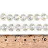 Electroplate Transparent Glass Round Beads Strands EGLA-T029-8mm-12T-17-4