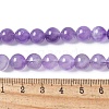 Natural Amethyst Beads Strands G-M445-8MM-01A-6