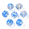 Transparent Handmade Lampwork Beads LAMP-T011-18A-4