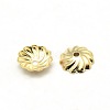 Brass Flower Bead Caps KK-O043-02G-1