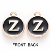 Golden Plated Alloy Charms ENAM-SZ0001-25B-Z-3