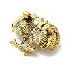 Halloween Bat Tibetan Style Zinc Alloy Brooches for Backpack Clothes JEWB-S025-15A-2