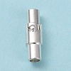 Brass Locking Tube Magnetic Clasps LS-X-MC079-S-2