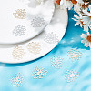 60Pcs 2 Styles Long-Lasting Plated Brass Pendants KK-HY0003-73-4