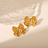 French Style Titanium Steel Butterfly Stud Earrings CG5144-3