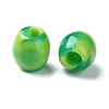 Two Tone Resin European Beads RESI-U008-06B-1