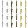 30Pcs 3 Colors Alloy Pendants FEAT-CJ0001-01-1