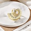 Conch Alloy Adjustable Rings for Women LS-RJEW-B108-03KCG-3