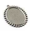 Tarnish Resistant Pendant Cabochon Settings LS-X-STAS-Q194-16-2