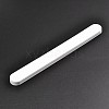 Rectangle Plastic Silver Polishing Stick AJEW-N022-03-2