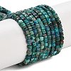 Natural Chrysocolla and Lapis Lazuli Beads Strands G-H042-B39-01-1