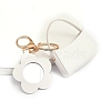 Portable Imitation Leather Bag Keychain PW-WGB9938-01-1