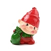 Christmas Elfin Resin Sculpture Display Decorations DJEW-K029-01B-1