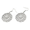 Tarnish Resistant 201 Stainless Steel Dangle Earrings STAS-S105-JN606-1-2