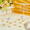 24Pcs Brass Clip-on Earring Findings FIND-SC0013-11G-4