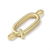 Rack Plating Brass Connector Charms KK-P245-07G-Q-2