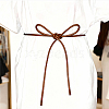 Round PU Leather Cord Tie Knot Belts for Dress DIY-WH20007-802B-04-5