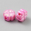 UV Plating Opaque Acrylic Beads SACR-CJC0003-02A-2