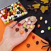 80Pcs 8 Colors Baking Paint Acrylic Beads SACR-PH0002-37-3