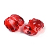 Spray Painted Glass Beads GLAA-Z007-04G-2