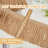 DICOSMETIC 4M Polyester Tassel Lace Ribbon OCOR-DC0001-09A-2