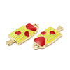 Summer Theme Alloy Enamel Pendants ENAM-B050-06G-01-3