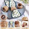 48Pcs Bamboo Knitting Napkin Rings AJEW-WA0001-64-3