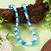 1Strand Handmade Lampwork Beads Strands LAMP-TA0001-84K-3