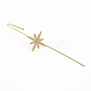 Star Stud Earring EJEW-N099-018-NF-1