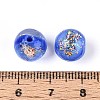 Handmade Foil Lampwork Beads LAMP-T021-31C-4