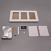 Wood Newborn Baby Handprint/Footprint Picture Frame DIY-WH0092-63-1