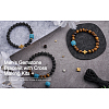 Crafans DIY Men's Gemstone Bracelet with Cross Making Kits DIY-CF0001-21-15