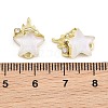 Alloy Crystal Rhinestone Charms AL-CBA8C77-01C-G-3