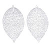 Tarnish Resistant 304 Stainless Steel Filigree Big Pendants STAS-S108-38P-1