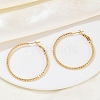 304 Stainless Steel Hoop Earrings For Women EJEW-B114-02C-G-3